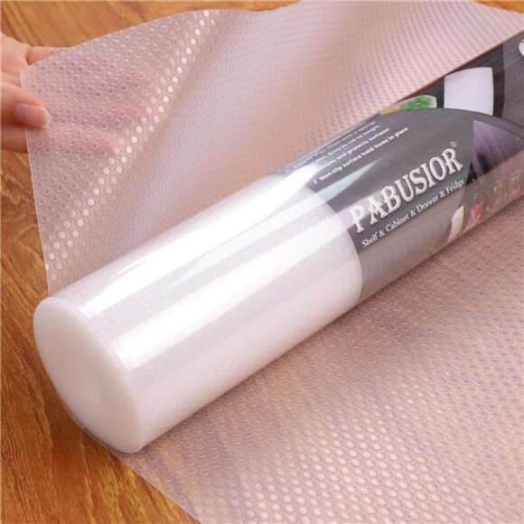 Shelf Liners 11 inch Wide, Clear Easy to Cut Drawer Liners, Pre-CutSize 11 x 360 - Picture 1 of 7